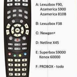 CONTROLE P/ RECEPTOR MULTIPLE BOTO 2
