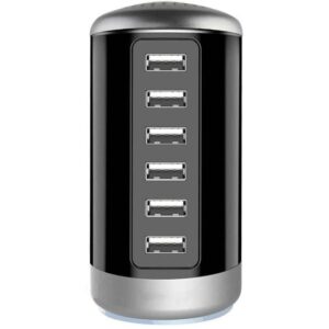 CARREGADOR USB SATE A-R20U 6 PORTAS 30W 6X5V-1AMP