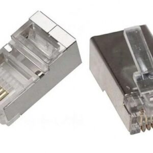CONECTOR RJ45 CAT6E - BLINDADO - 100PCS
