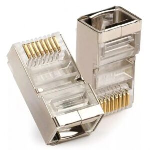 CONECTOR RJ45 CAT5E - BLINDADO - 100PCS