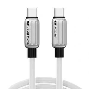 CABO USB-C P/ USB-C FTX 1MT CT-CM240-ZSW1 BRANCO CARGA RAPIDA 120906