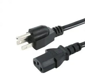 CABO DE FORCA P/ FONTE 2M PADRAO USA 10AMP