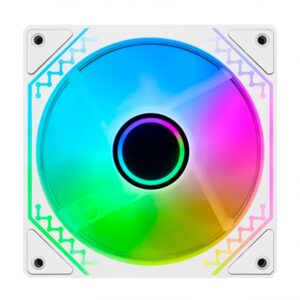COOLER FAN AIGO AIR12S AF-AIR12S-WDSM-HQ1 WHITE