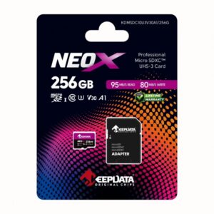 CARTAO MICROSD 256GB KEEPDATA NEOX V30 A1 C10 KDMSDC10U3V30A1 /256